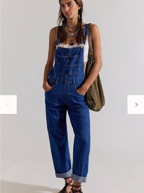 We The Free Ziggy Denim Overalls Size S Free People